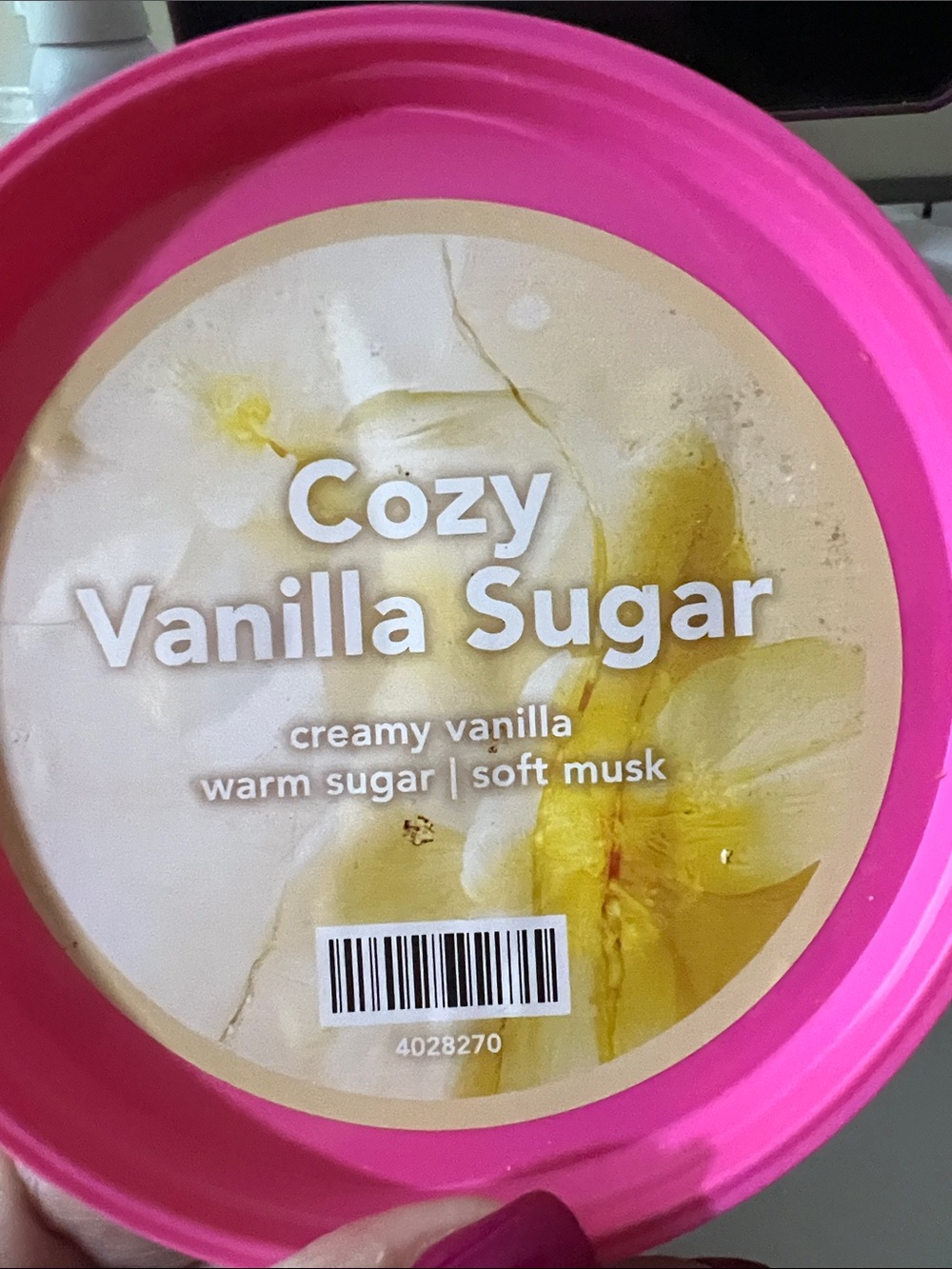 Pink zebra cozy vanilla sugar full new carton